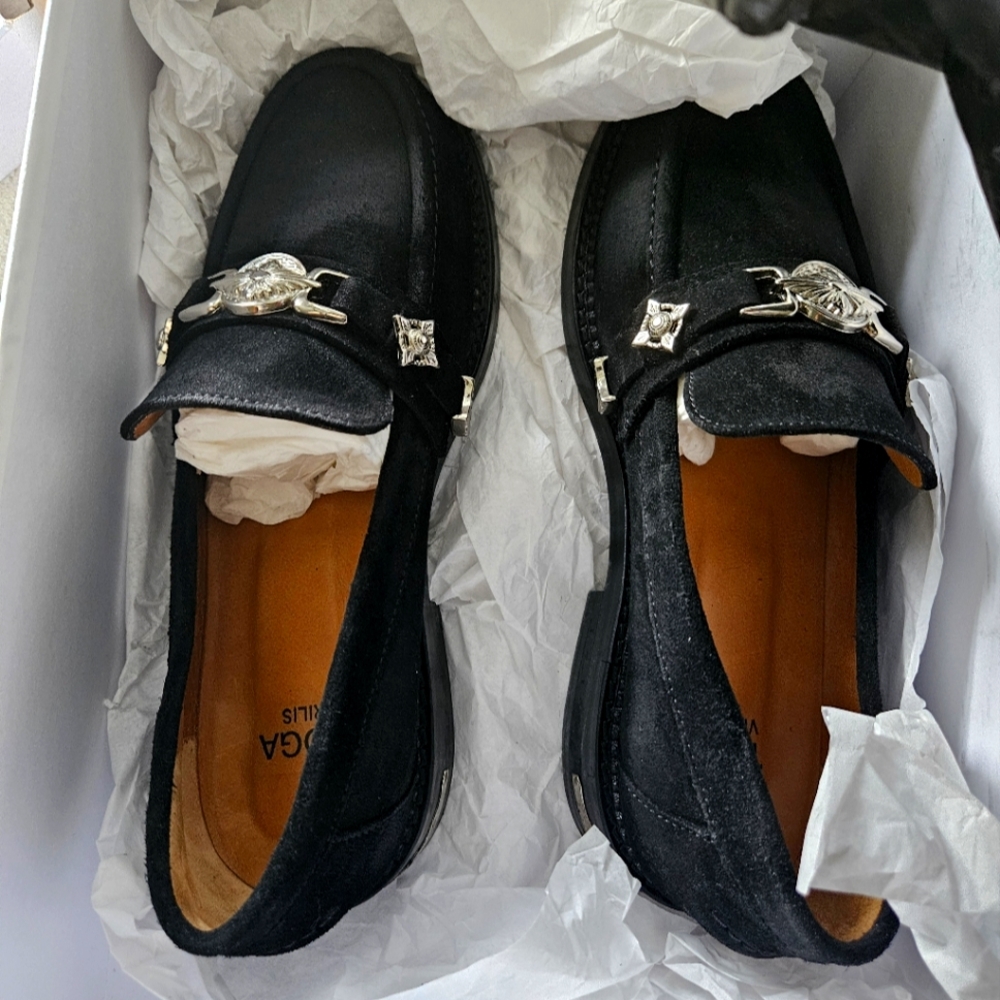 Black Suede Loafers